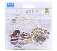 PME Harry Potter Toppers para Pasteles, Set de 6, Escudos de Hogwarts