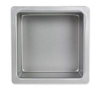 PME Molde para Pasteles Cuadrado de Aluminio Anodizado Profundidad de 12 x 12 x 4-Pulgadas