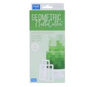 PME Multicortador Geométrico - Cuadrado, Tamaños Pequeño, Mediano y Grande, Juego de 3