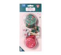 PME Navidad Set de 24 Cápsulas para Cupcakes y Toppers - Cascanueces