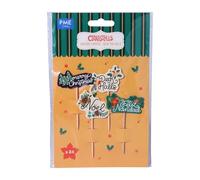 PME Navidad Toppers Decoración para Cupcakes - Decora las Navidades (24 piezas)