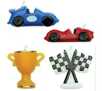 PME Velas de Carreras de Coche, Juego de 4