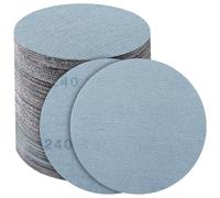 PMIQSA 50 Pcs Discos de Lija Malla, 125mm Malla de Lijado Grano 240, para Pulido de Metalesy Madera Lijadora Orbital