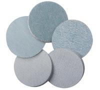 PMIQSA 50 Pcs Discos de Lija Malla, 125mm Malla de Lijado Grano 60/80/120/180/240, para Pulido de Metalesy Madera Lijadora Orbital
