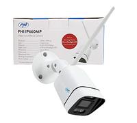 PNI Cámara de Video vigilancia IP660MP 3MP, inalámbrico, Exterior e Interior, Solo para Kit House WiFi660