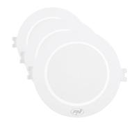 PNI Foco LED D-Light CL2506 de 6 W, empotrable, redondo, 120,5 x 28,4 mm, 6400 K, alimentación 230 V, 660 lm, blanco (Paquete de 3)