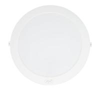 PNI Lámpara de techo LED D-Light 2402W 24W, empotrada, redonda, 6500K, alimentación 230V, 2640 lm, blanca