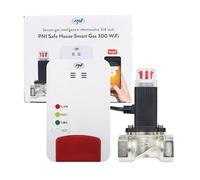 PNI Safe House Smart 300 WiFi válvula solenoide y kit de sensor inteligente con alerta audible, aplicación móvil Tuya Smart