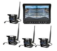 PNI TRK504 - Kit de videovigilancia inalámbrico para camión DVR con Monitor LCD y 4 cámaras