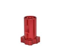 POAHNCU Pulverizador de pintura, Juego De Pistola Pulverizadora, Adaptador Taza, Conector Pintura, Medición Desechable, Rojo, Rápido Para Coches, Imprimación para pintar casas(Inter M16x1.5)