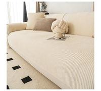 Pobbycrafm Funda para Sofa Chaise Longue, Funda de Sofa con Base Antideslizante, Sofa Cover Universal Funda Sofá Esquinero En Forma De L Fácil de Poner y Lavar Beige 90x120cm