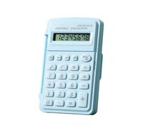 Pocket1 Calculadora pequeña herramienta de cálculo con tapa 11 | Portátil1 - Calculadora para estudiantes, profesores, contables, contables, cajeros, exámenes, oficina, escuela, exámenes
