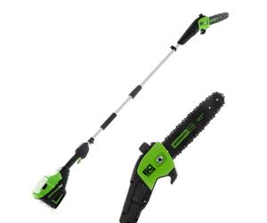 Podadora de batería con pértiga Greenworks GD60PS25 60V - BATERÍA Y CARGADOR NO ESTÁN INCLUIDOS