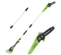 Podadora de batería Greenworks GD40PSF 40V - Con pértiga - SIN BATERÍA NI CARGADOR