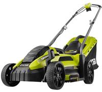 Podadora Eléctrico Ryobi rlm13e33s 1300W, Corte 33cm, Cortacésped Con Bolsa y Ki