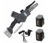 Podadora manual eléctrica, de batería Ausonia Nativa Saw - 3 Baterías de 24V 2.5Ah - Capacidad de corte 100 mm