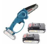 Podadora manual eléctrica de batería WORTEX SAW 60 - 2 baterías y cargador de serie