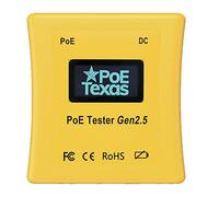 PoE Tester Gen2.5 by PoE Texas - Power Over Ethernet Tester to Determine Voltage, Current and Power Consumption on Network Cable - Identify PoE and Troubleshoot Connection Problems, No Battery Needed