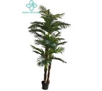 Poenia Arte Floral - Palmera Artificial con Macetero de Plástico 210cm - REF 631048 - Belleza Instantánea