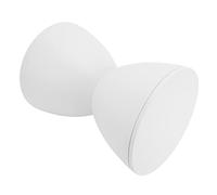 POENVFPO Mesa Auxiliar con Forma de Reloj de, Elegante Taburete de Plástico para Baño, Uso Versátil, 42cm de Altura (White)