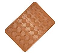 POENVFPO Molde de Silicona para Macarons, Diseño Duradero Antiadherente | Silicona de calidad alimentaria, Resistente al calor -40 ℃ a 230 ℃, Fácil de limpiar, Apto para horno y microondas