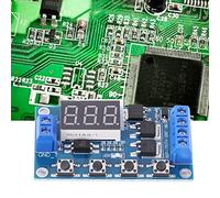 POENVFPO Temporizador Interruptor de Retardo Placa de Circuito PCB Temporizador Módulo de relé de Retardo 12V 24V 5 a 36V 15A 400W Control MOS para Sincronización del Ciclo de Disparo en Proyectos