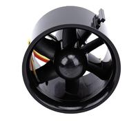 POENVFPO Ventilador con Conductos RC de 5 Aspas de 70 Mm con Motor 2839 | Construcción de Aleación de Aluminio y Cobre, Conector Tipo Banana de 3,5 Mm Plug-and-play, Anillo Guía Desmontable para
