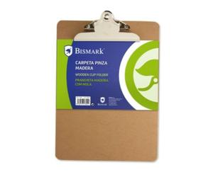Poessa 200b228 - carpeta de madera con pinza