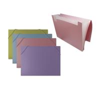 POESSA CARPETA FUELLE PP A4 COLORES PASTEL SURTIDOS CARPETA