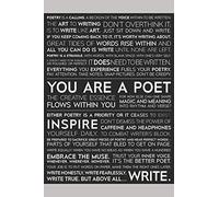 Poet’s Notebook for Poets, Writers & Authors | The Poetry Manifesto - Blank Lined Journal: Poetry Journal Prompts to Write Inspirational Poetry & Cure Writer’s Block