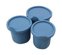 POFET Bandeja para Cubitos de Hielo de Silicona Reutilizable con Tapa, 3 moldes para Vasos de Agua Stanley, 20, 30 y 40 oz