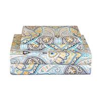Pointehaven 200 Thread Count Juego de sábanas de percal, algodón Puro, Ciprés, Rey