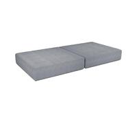 POKAR Colchón Plegable para Sofá Modular Niños | Colchón 160x80x15 cm en Espuma con Funda de Pana Suave | Accesorio Compatible con Sofá para Niños Infantil | Certificado Öko-Tex | Gris Conejito