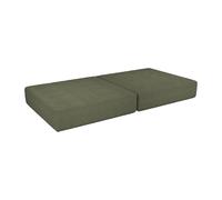 POKAR Colchón Plegable para Sofá Modular Niños | Colchón 160x80x15 cm en Espuma con Funda de Pana Suave | Accesorio Compatible con Sofá para Niños Infantil | Certificado Öko-Tex | Guisante Primaveral