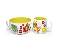Pokemon Breakfast Set Taza + Bowl Pikachu & Kanto Starters Set Desayuno Abystyle