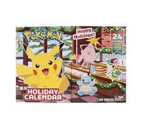 Pokémon Calendario Navideño 2025 – 16 figuras de batalla 2" acabado especial y 8 accesorios
