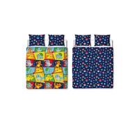 Pokemon Conjunto de Funda Nórdica Doble Reversible Retro Infantil Polialgodón