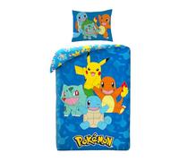 Pokémon Evolución Funda Nórdica Cama 90 140x200 + Funda Almohada Pikachu