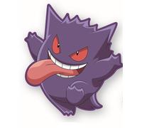 Pokémon gengar - cojín decorativo (30 cm)