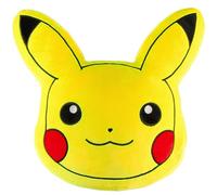 Pokémon Peluche Pikachu 3D, Cojín Peluche, Almohada Decorativa Accesorios de Dormitorio 45 x 45cm, Regalos de Anime