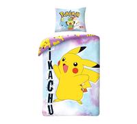 Halantex Funda nórdica Pokémon Pikachu Cama 90 140x200 + funda 70x90