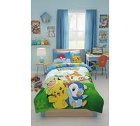 Halantex Juego de cama Pokemon POK679BL - Nórdica y almohada 140x200/70x90 - 100% algodón