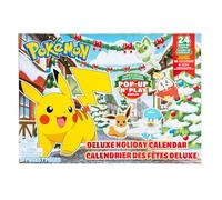 Pokémon PKW3624 - Calendario de Adviento de Battle Figure Deluxe, calendario oficial Pokémon con luz, sonido y 24 sorpresas