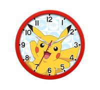 Pokémon Reloj de Pared, Diseño Redondo Clasico Silencioso, Reloj para Niños, Decoracion Infantil Habitación, Regalo para Niños