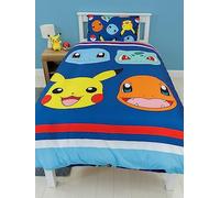 Pokémon Ropa de Cama Juegos de Sabanas para Niños | Funda Nordica y Funda de Almohada