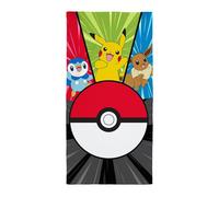 Pokemon Toalla Playa 140 x 70cm 100% Algodón Múltiple Suave Tacto de Terciopelo