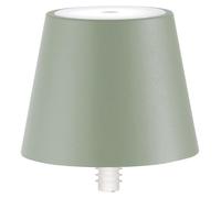 Poldina STOPPER Zafferano Lámpara LED recargable y portátil Color salvia Con batería de hasta 12 horas de autonomía