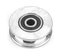 Polea de Bloque para Elevación con Cable Metálico, Cojinete Doble y Ranura en U Profunda, Diámetros 28mm y 56mm, Elevador Industrial y Accesorio de Polea de Carga Pesada