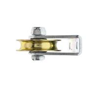 Polea de soporte de 6 mm, cuerda de alambre fija, guía de rueda colgante para accesorios de elevación industrial, polea de cable de acero de alta resistencia