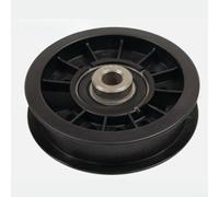 Polea tensora para cortacésped, repuesto de rueda loca plana, pieza compatible con Am115459, polea de accionamiento de tractor de jardín, tensor de correa de cortacésped, resistente
